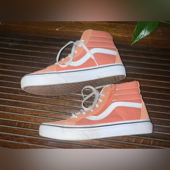 Vans Peach High-Top Sneakers with White Details - Picture 2 of 7